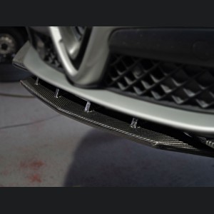  Alfa Romeo Stelvio Front Splitter - Carbon Fiber - Quadrifoglio